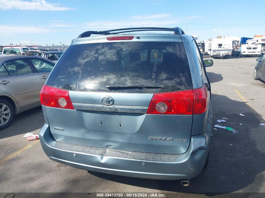 2008 Toyota Sienna Limited VIN: 5TDZK22C88S180647 Lot: 39413703