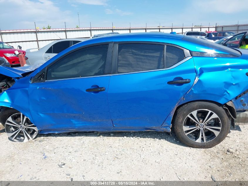 2022 Nissan Sentra Sv Xtronic Cvt VIN: 3N1AB8CV9NY252172 Lot: 39413728