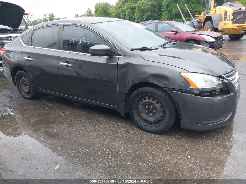 2014 Nissan Sentra Sv VIN: 3N1AB7AP8EY312439 Lot: 39413740