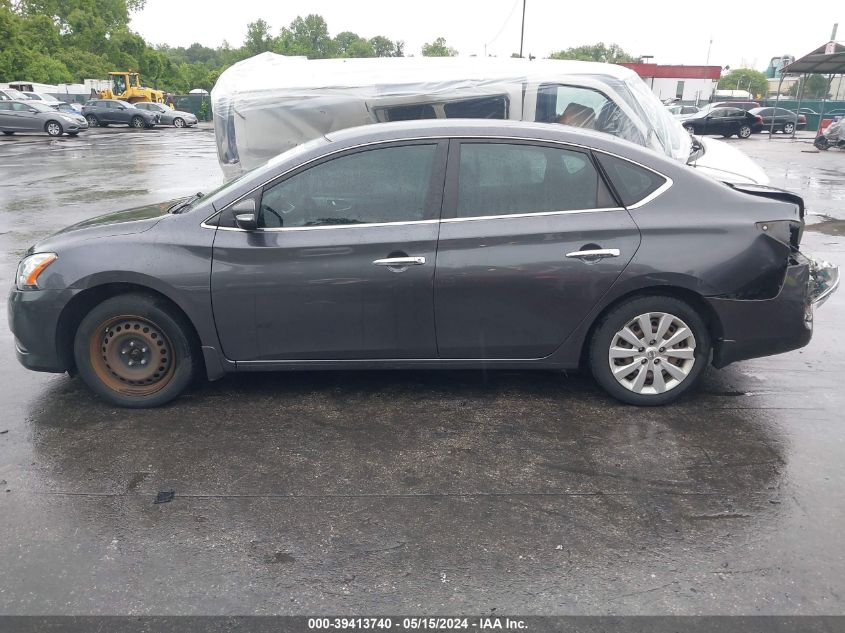 2014 Nissan Sentra Sv VIN: 3N1AB7AP8EY312439 Lot: 39413740