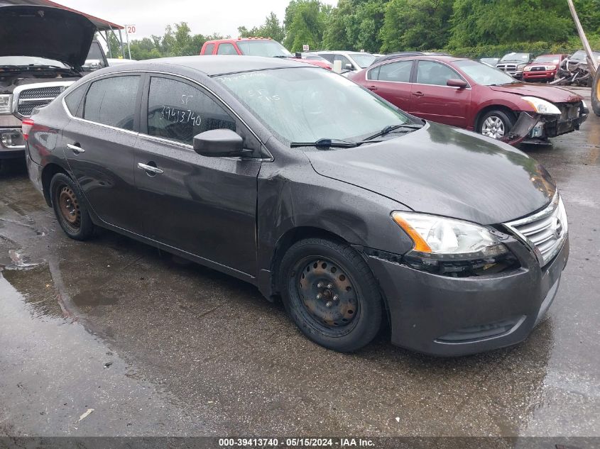 2014 Nissan Sentra Sv VIN: 3N1AB7AP8EY312439 Lot: 39413740