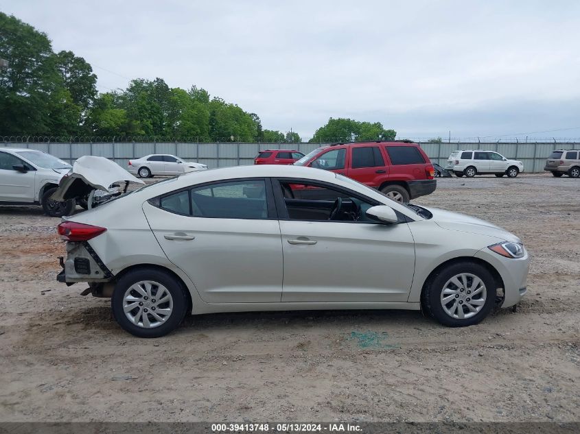 2017 Hyundai Elantra Se VIN: KMHD74LF6HU100074 Lot: 39413748