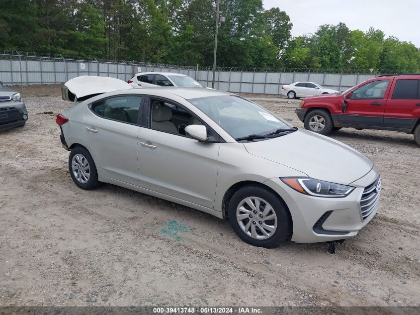 2017 HYUNDAI ELANTRA SE - KMHD74LF6HU100074