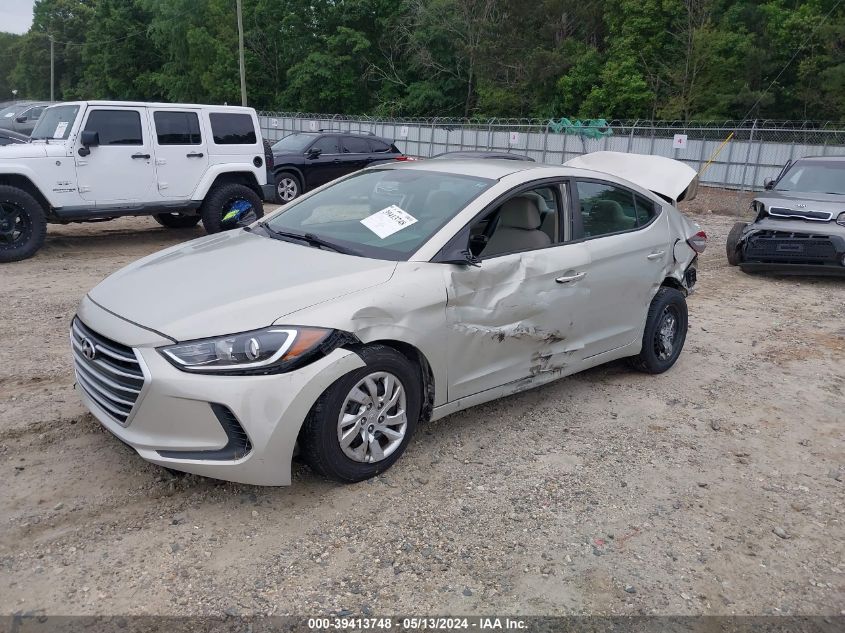 2017 Hyundai Elantra Se VIN: KMHD74LF6HU100074 Lot: 39413748