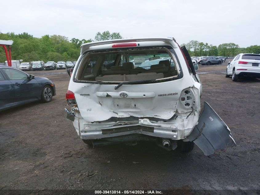 2004 Toyota Highlander V6 VIN: JTEDP21A340035200 Lot: 39413814