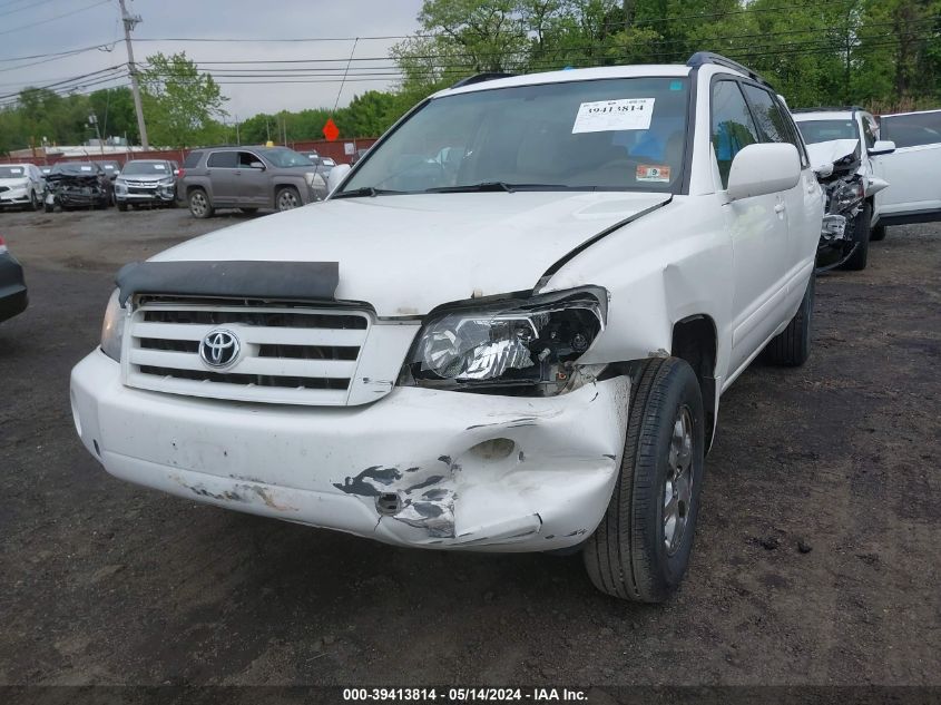 2004 Toyota Highlander V6 VIN: JTEDP21A340035200 Lot: 39413814