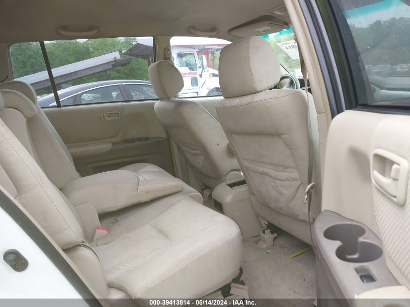 2004 Toyota Highlander V6 VIN: JTEDP21A340035200 Lot: 39413814