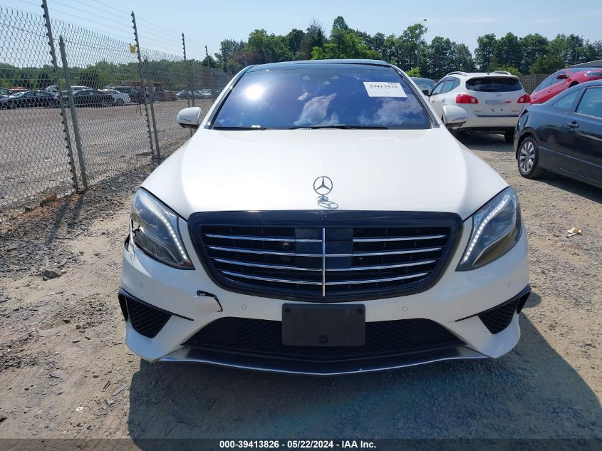 2014 Mercedes-Benz S 63 Amg 4Matic VIN: WDDUG7JBXEA020155 Lot: 39413826