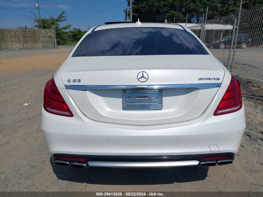 2014 Mercedes-Benz S 63 Amg 4Matic VIN: WDDUG7JBXEA020155 Lot: 39413826