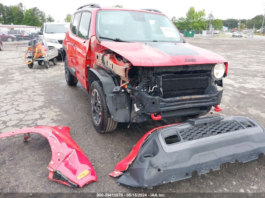 2015 Jeep Renegade Trailhawk VIN: ZACCJBCT4FPB62891 Lot: 39413876