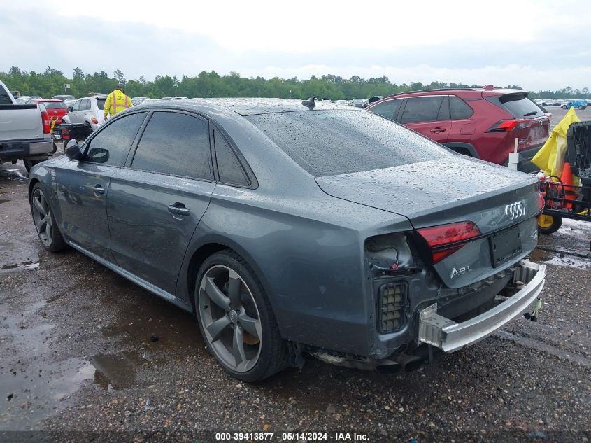 2018 Audi A8 L 4.0T Sport VIN: WAU43AFD0JN000722 Lot: 39413877