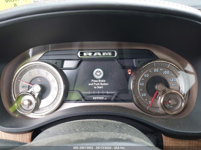 2019 Ram 1500 Longhorn 4X2 5'7 Box VIN: 1C6RREKT4KN884703 Lot: 39413902