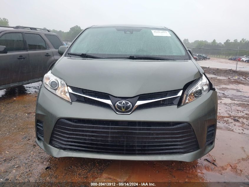 2020 Toyota Sienna Le VIN: 5TDKZ3DC9LS082803 Lot: 39413912