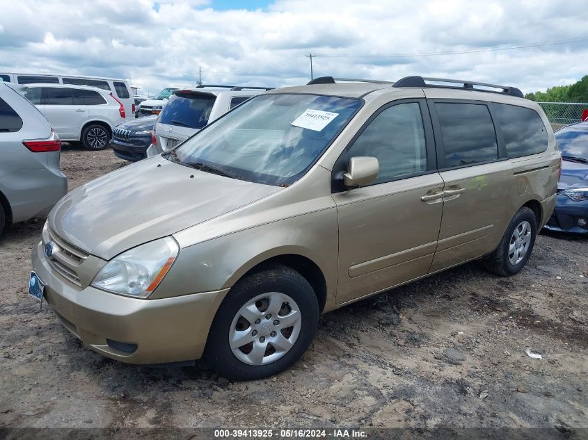 2008 Kia Sedona Ex/Lx VIN: KNDMB233386256638 Lot: 39413925