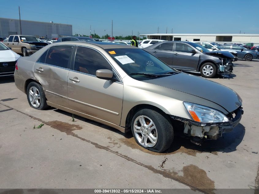 2007 Honda Accord 2.4 Ex VIN: 1HGCM56727A116485 Lot: 39413932