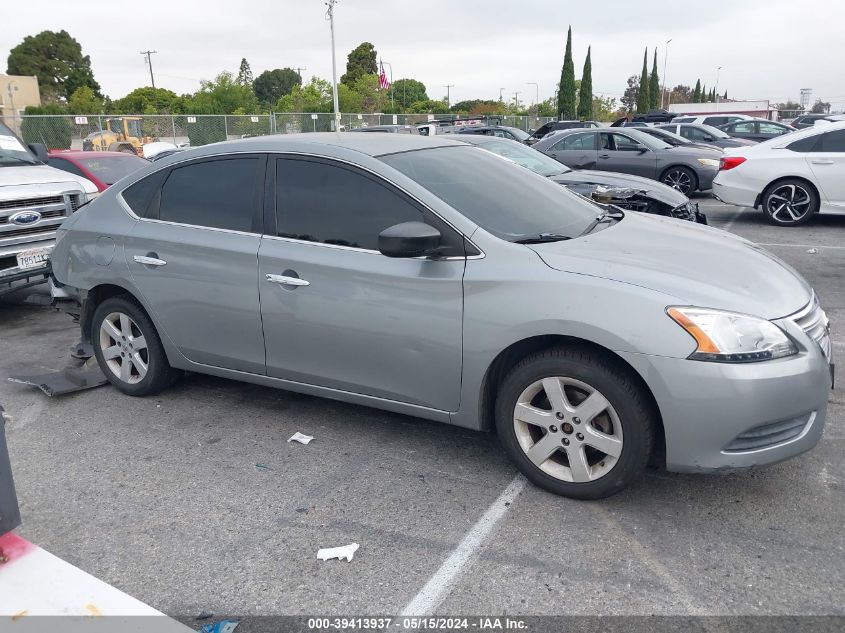 2014 Nissan Sentra S VIN: 3N1AB7AP7EL695612 Lot: 39413937