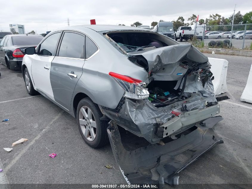 2014 Nissan Sentra S VIN: 3N1AB7AP7EL695612 Lot: 39413937