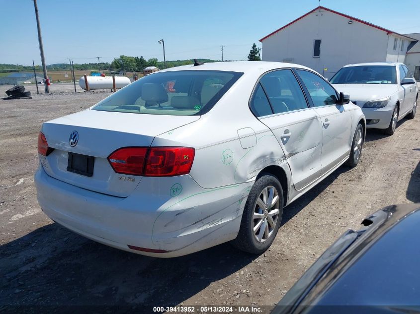 2013 Volkswagen Jetta 2.5L Se VIN: 3VWDP7AJ9DM442711 Lot: 39413952