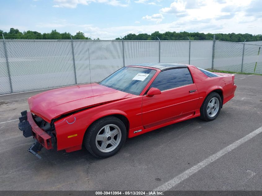 1992 Chevrolet Camaro Rs VIN: 1G1FP23E9NL168081 Lot: 39413954