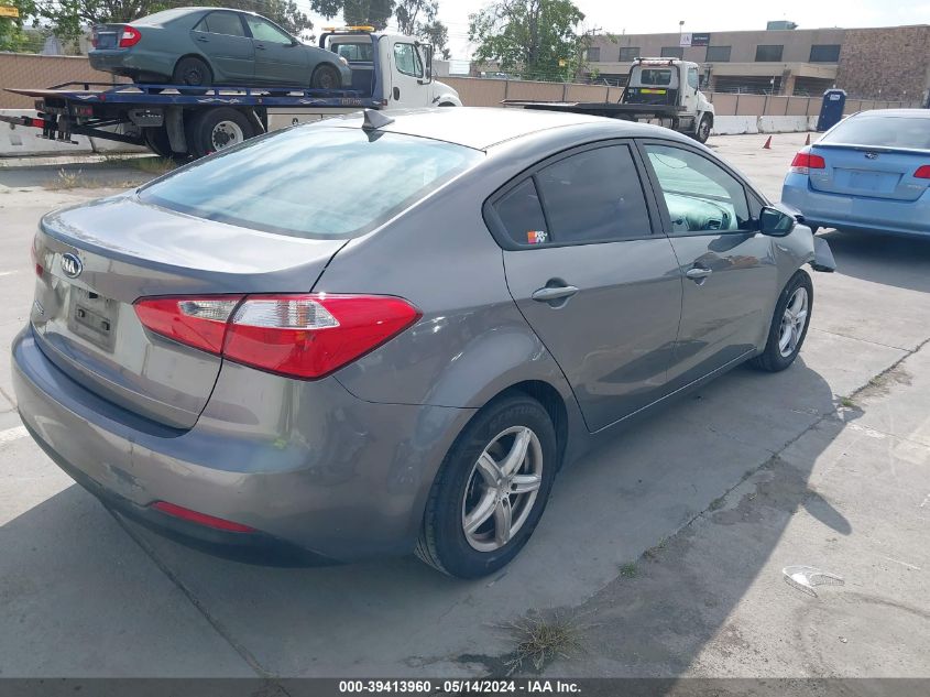 2016 Kia Forte Lx VIN: KNAFX4A68G5497924 Lot: 39413960