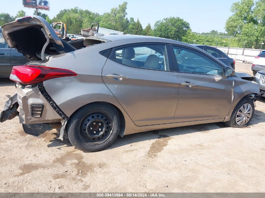 2016 Hyundai Elantra Se VIN: 5NPDH4AE2GH734681 Lot: 39413964