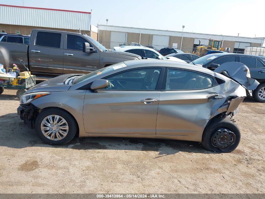 2016 Hyundai Elantra Se VIN: 5NPDH4AE2GH734681 Lot: 39413964