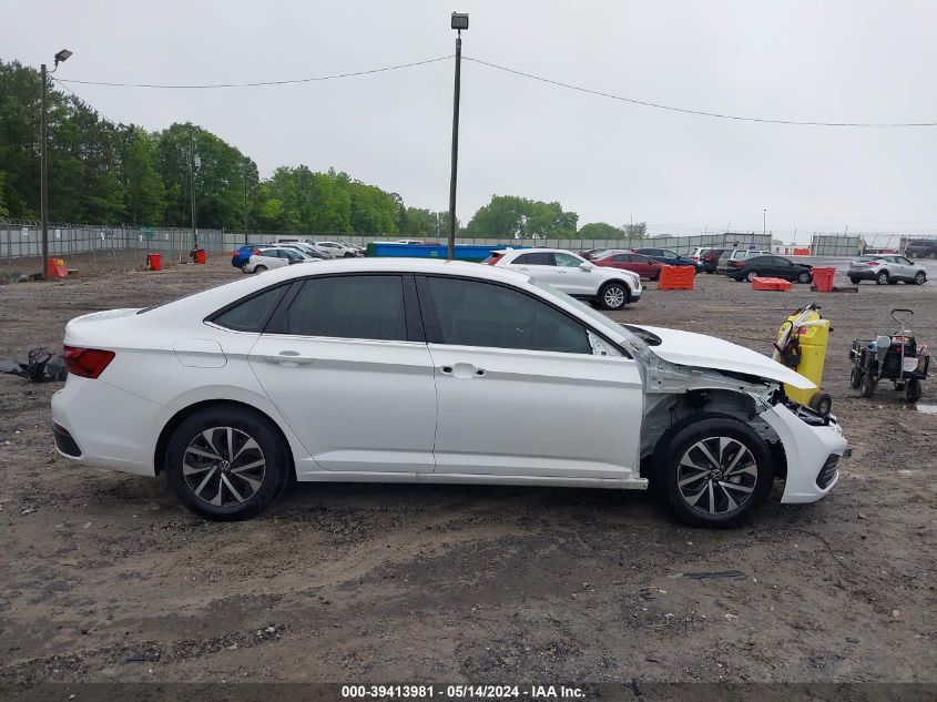 2024 Volkswagen Jetta 1.5T S VIN: 3VW5M7BU1RM030666 Lot: 39413981