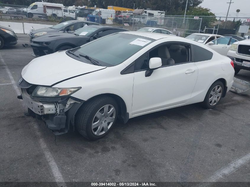 2013 Honda Civic Lx VIN: 2HGFG3B50DH506625 Lot: 39414002