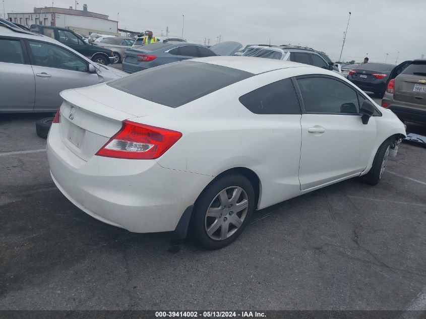 2013 Honda Civic Lx VIN: 2HGFG3B50DH506625 Lot: 39414002