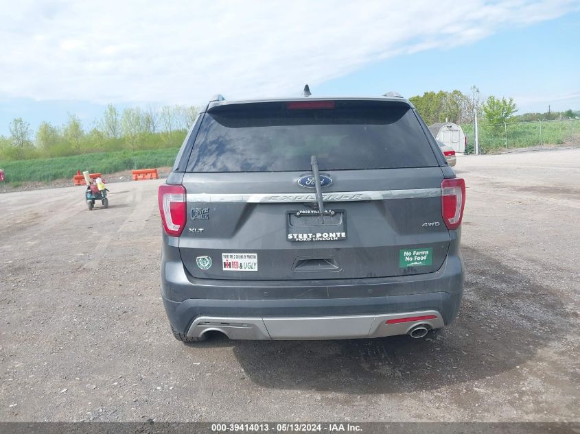 2017 Ford Explorer Xlt VIN: 1FM5K8D84HGE17716 Lot: 39414013