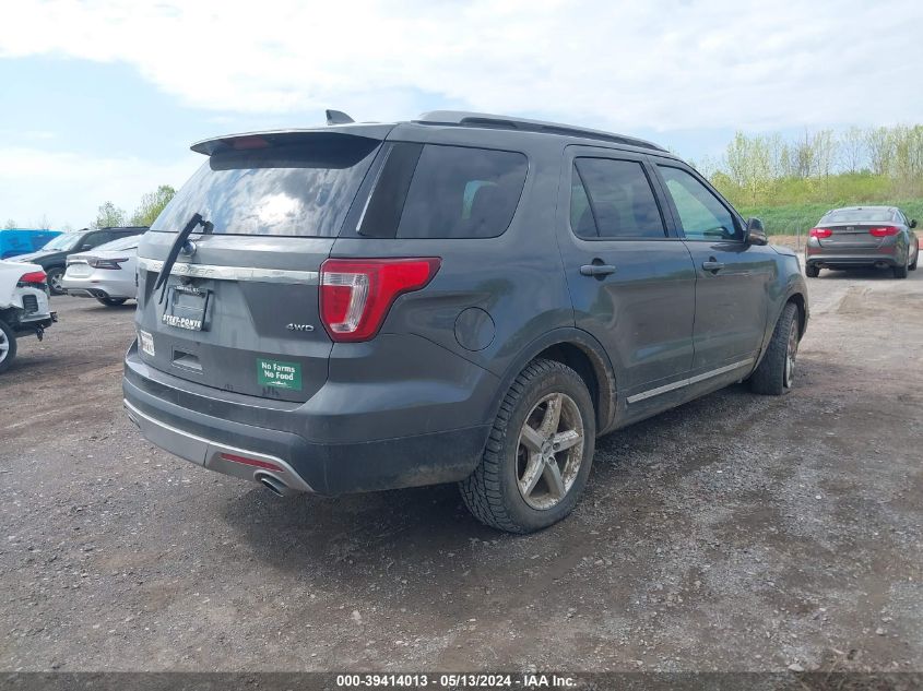 2017 Ford Explorer Xlt VIN: 1FM5K8D84HGE17716 Lot: 39414013