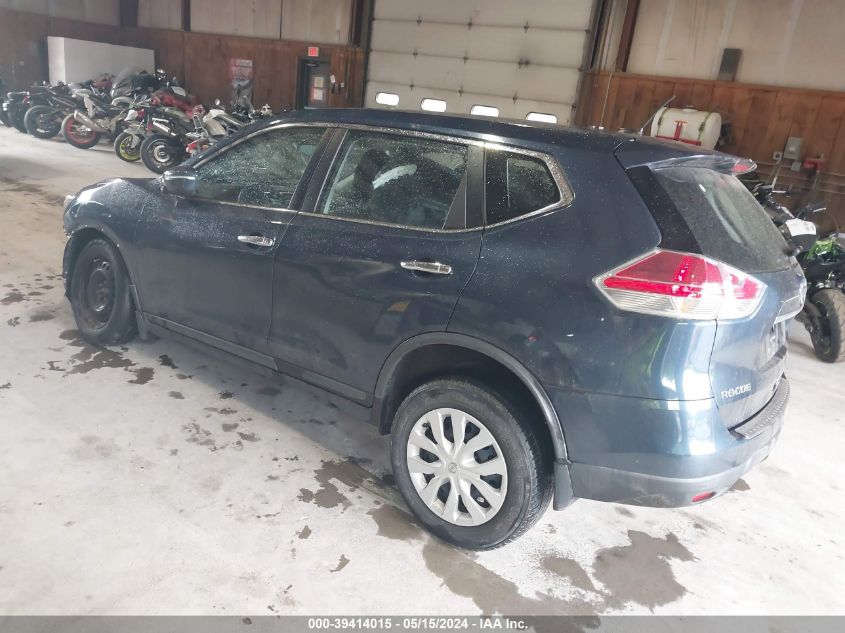 2015 Nissan Rogue S VIN: KNMAT2MV6FP549151 Lot: 39414015