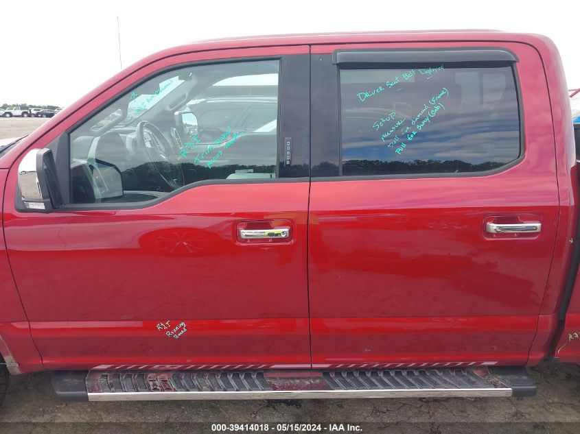 2019 Ford F-150 Lariat VIN: 1FTEW1E48KFC54027 Lot: 39414018