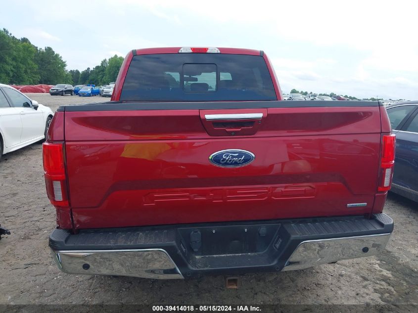 2019 Ford F-150 Lariat VIN: 1FTEW1E48KFC54027 Lot: 39414018