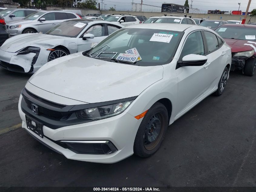 2021 Honda Civic Lx VIN: 19XFC2F62ME200416 Lot: 39414024