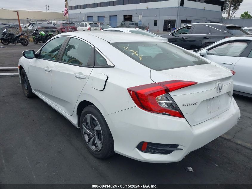 2021 Honda Civic Lx VIN: 19XFC2F62ME200416 Lot: 39414024