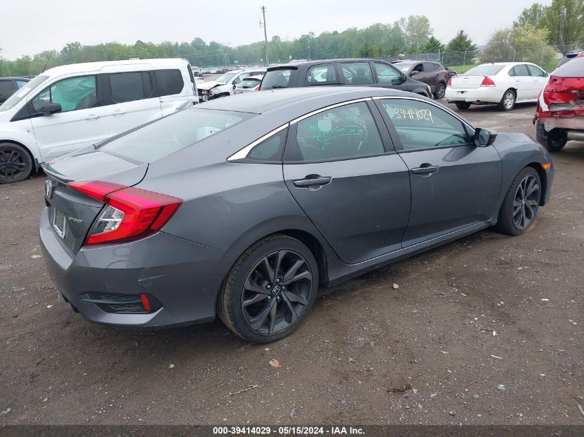 2021 Honda Civic Sport VIN: 2HGFC2F80MH550814 Lot: 39414029