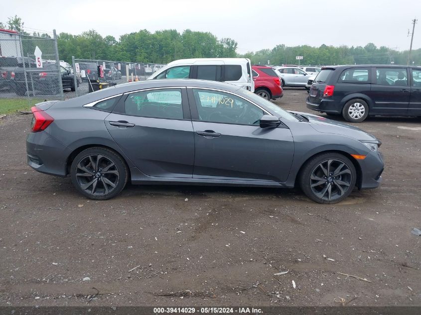 2021 Honda Civic Sport VIN: 2HGFC2F80MH550814 Lot: 39414029