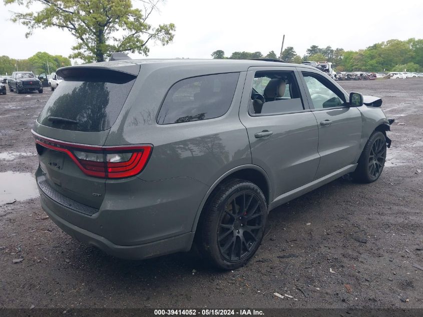 2022 Dodge Durango Gt Awd VIN: 1C4RDJDG6NC106113 Lot: 39414052