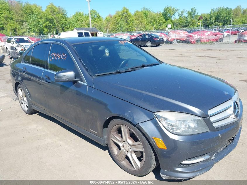 2011 Mercedes-Benz C 300 Luxury 4Matic/Sport 4Matic VIN: WDDGF8BB4BR148439 Lot: 39414092