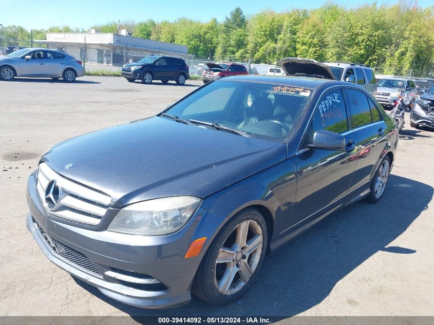 2011 Mercedes-Benz C 300 Luxury 4Matic/Sport 4Matic VIN: WDDGF8BB4BR148439 Lot: 39414092