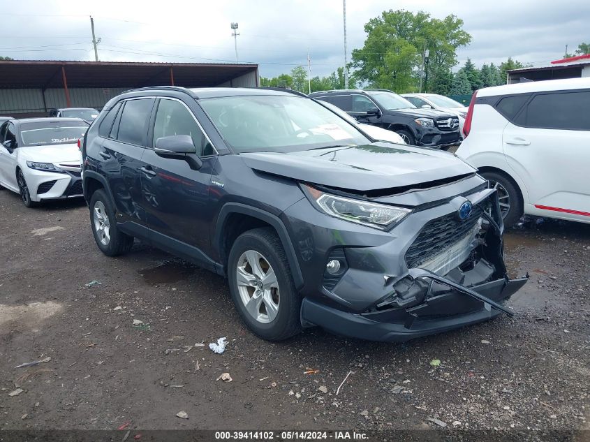 2021 Toyota Rav4 Xle Hybrid VIN: JTMR6RFV1MD009110 Lot: 39414102