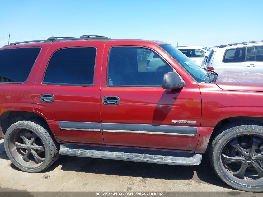 2001 Chevrolet Tahoe Ls VIN: 1GNEK13T91J179329 Lot: 39414109