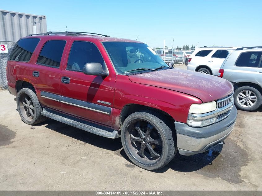 2001 Chevrolet Tahoe Ls VIN: 1GNEK13T91J179329 Lot: 39414109