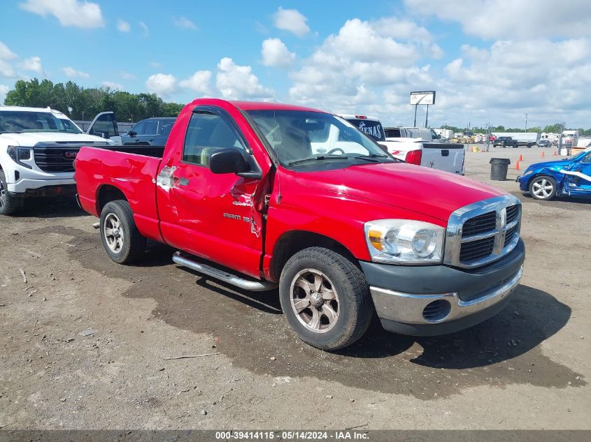 2007 Dodge Ram 1500 St VIN: 1D7HA16K47J639829 Lot: 39414115