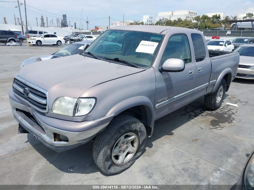 2001 Toyota Tundra Ltd V8 VIN: 5TBRT38191S203277 Lot: 39414116