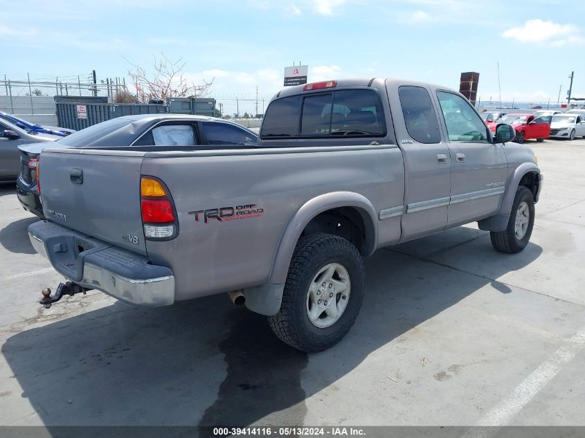 2001 Toyota Tundra Ltd V8 VIN: 5TBRT38191S203277 Lot: 39414116