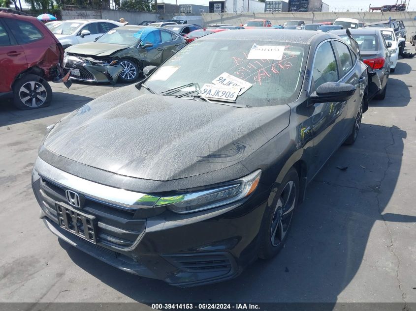 2022 Honda Insight Ex VIN: 19XZE4F50NE010609 Lot: 39414153