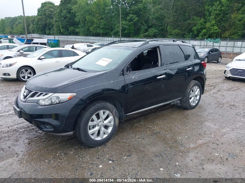 2012 Nissan Murano Sv VIN: JN8AZ1MU1CW106184 Lot: 39414154