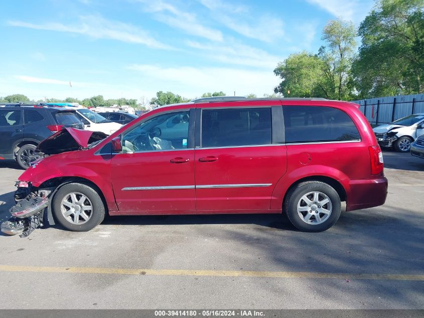 2012 Chrysler Town & Country Touring VIN: 2C4RC1BG7CR249808 Lot: 39414180